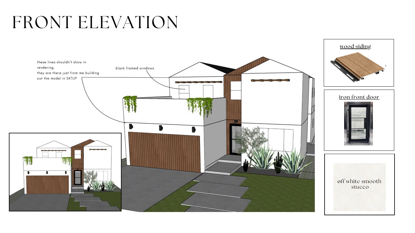 From exterior to interior: client drawing 4
