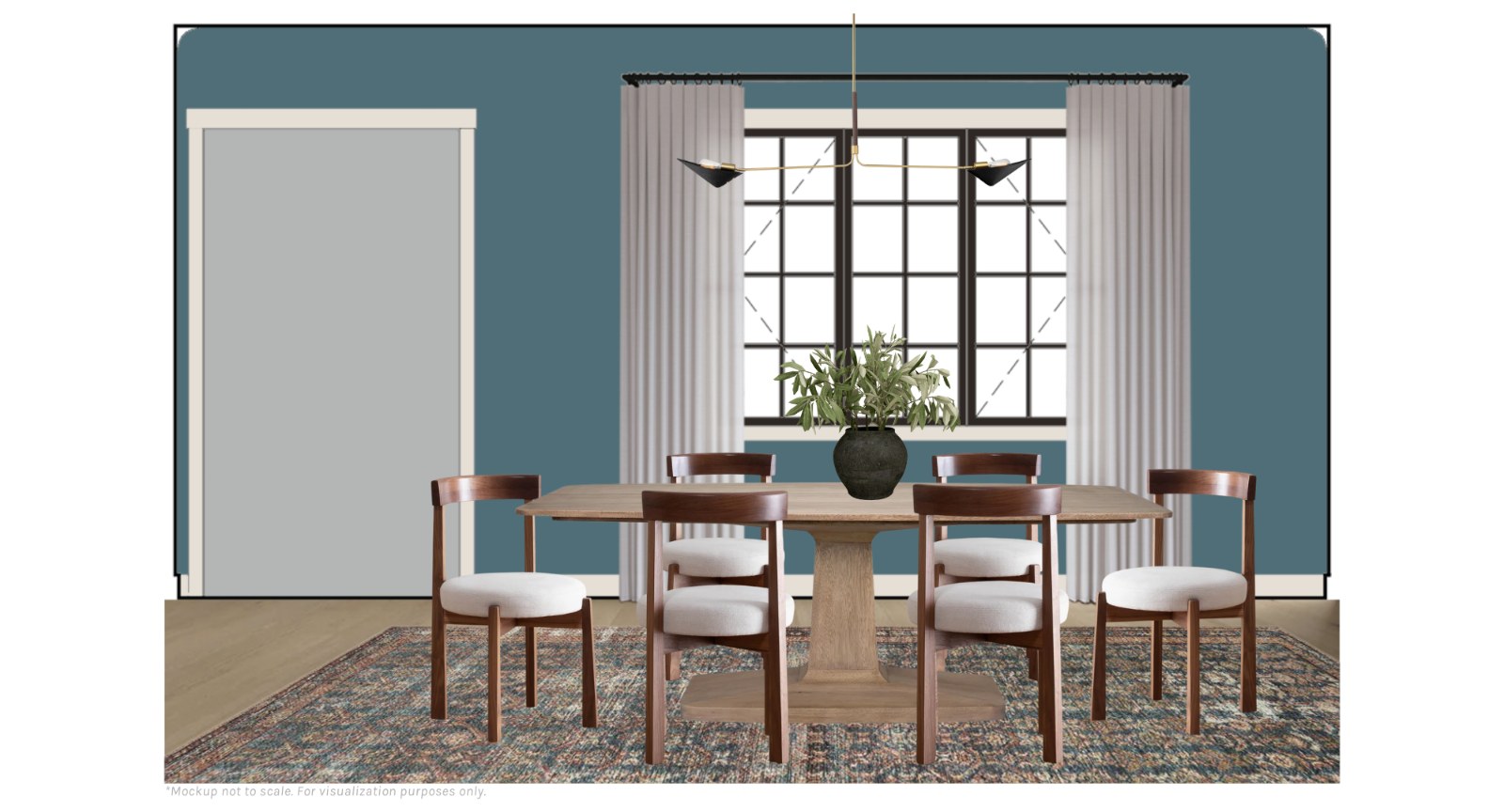 Four rooms for a client presentation: client drawing 3