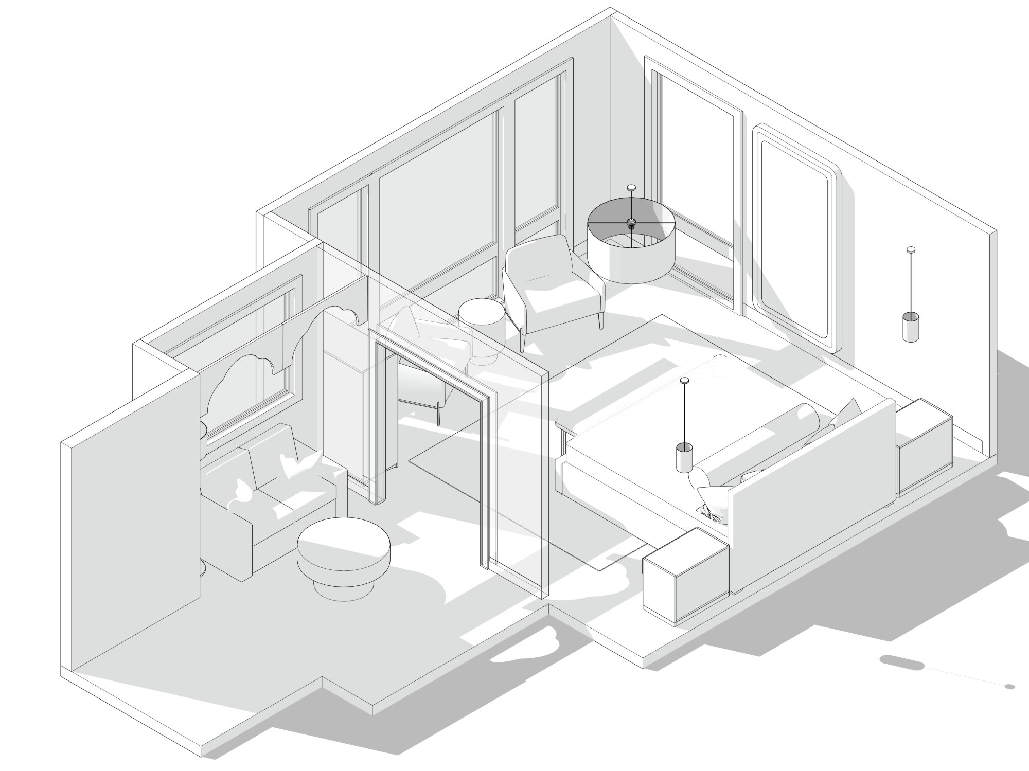 One client, growing scope: 3D model view 5